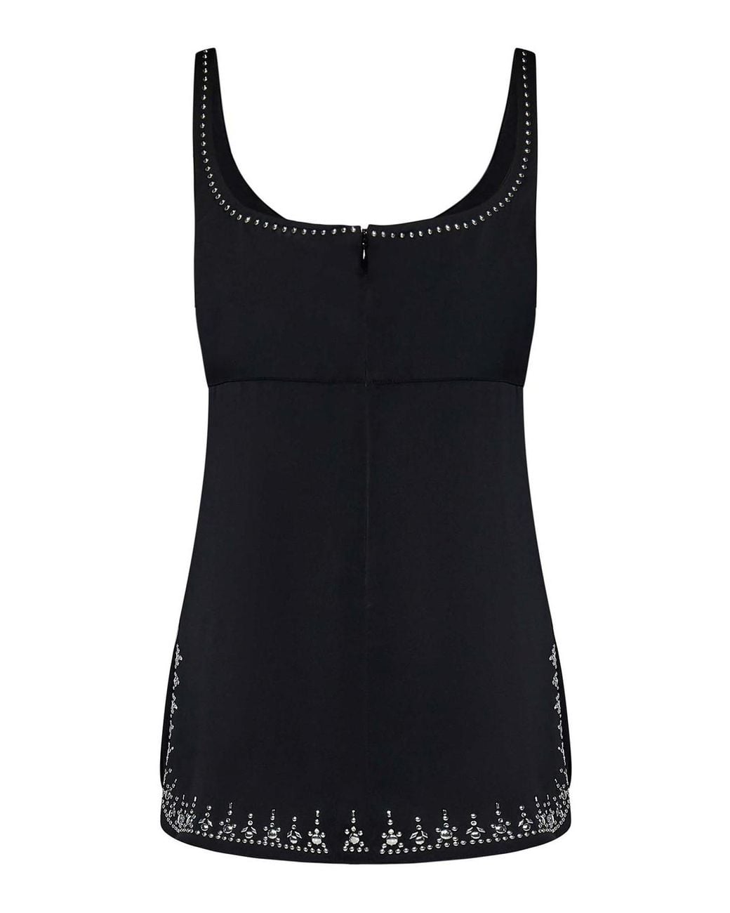 Rabanne Black Satin Top