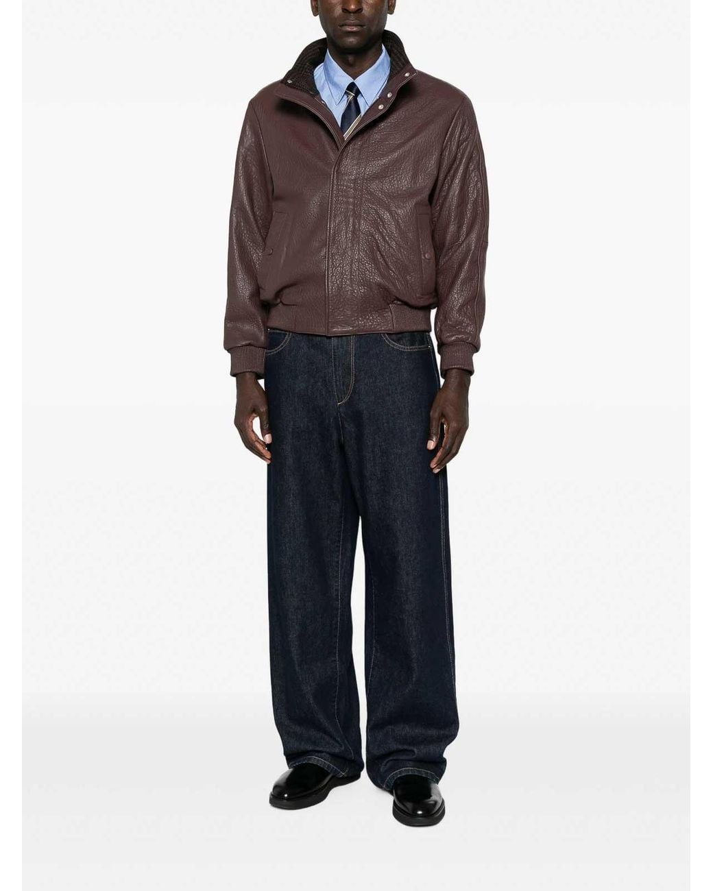 Lardini Brown Giubbino for men
