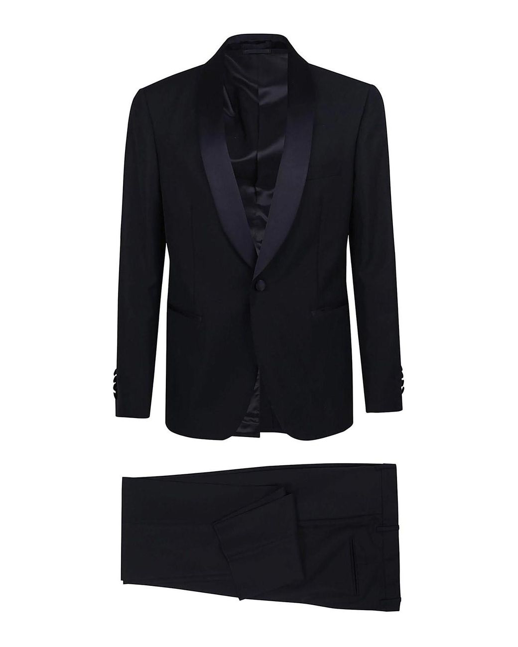 Lardini Blue Smoking Suit for men