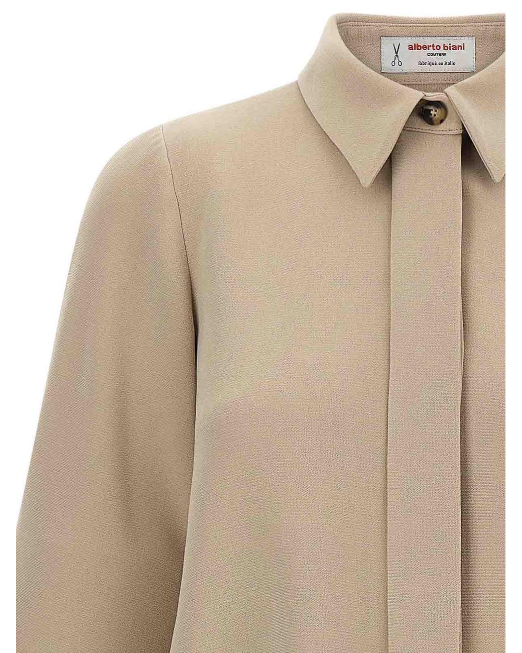 Alberto Biani Natural 3/4 Sleeve Shirt