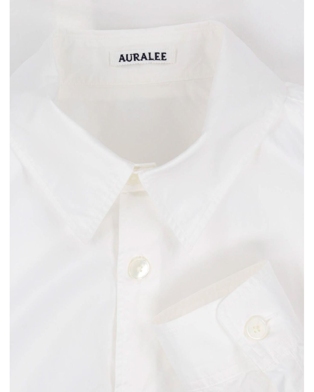 Auralee White Classic Shirt for men