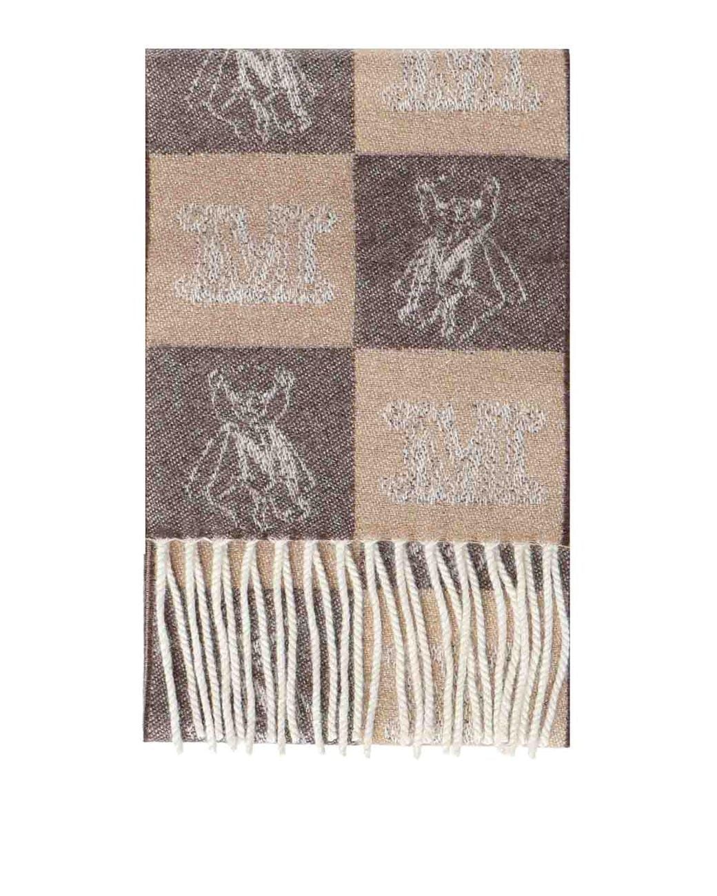 Max Mara Natural Cashmere Scarf