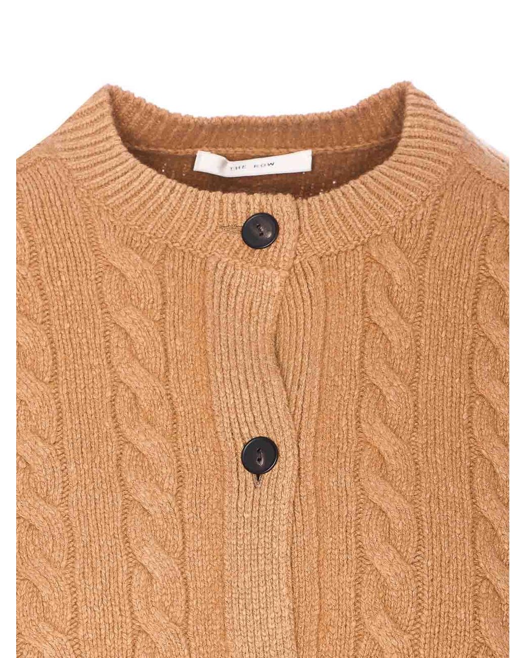 The Row Natural Fawn Cardigan