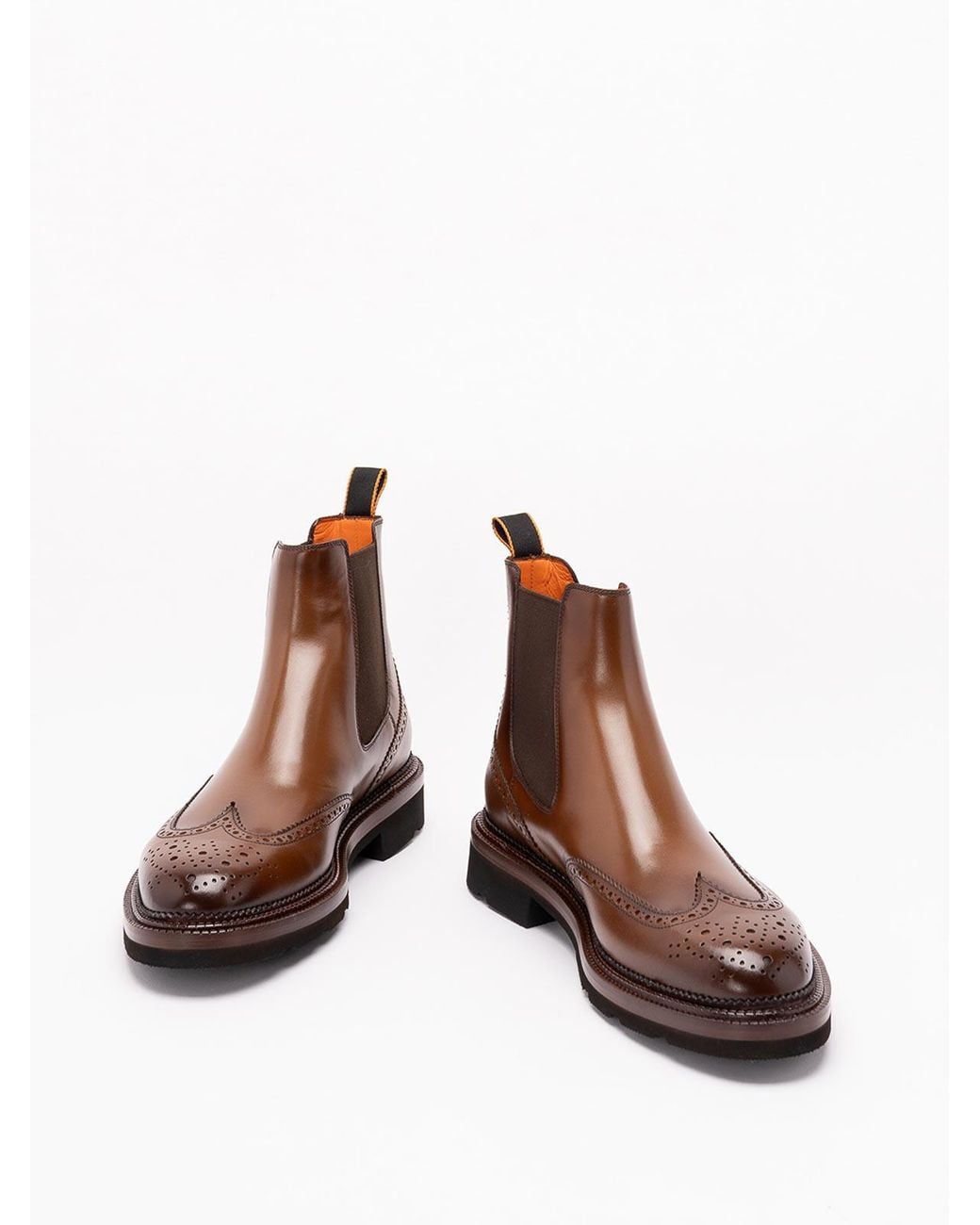 Santoni Stiefel in Brown für Herren