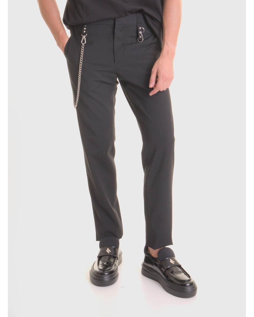 Les Hommes Gray Pants for men