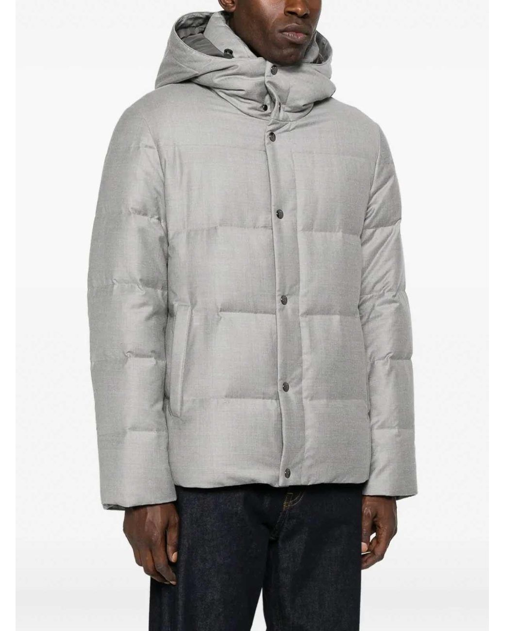 Montecore Gray Down Padded Down Jacket for men