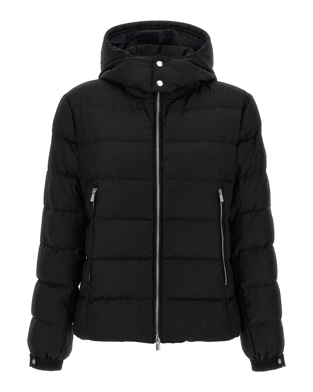 Tatras Black Domiziano Silk Puffer Jacket for men