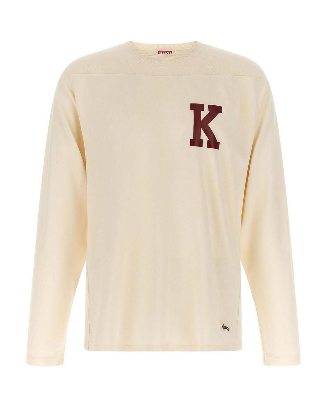 KENZO White T-Shirt Varsity' for men