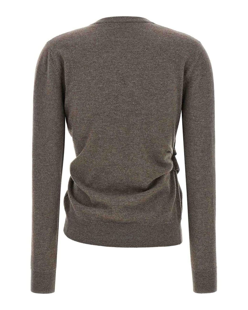 Rohe Gray Asymmetrical Cardigan