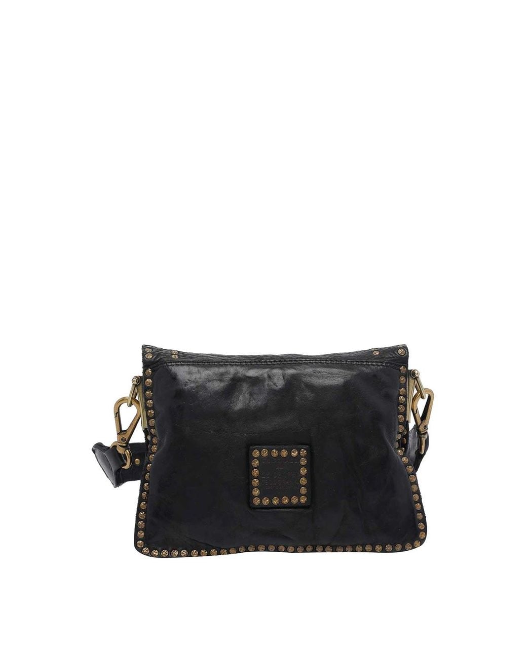 Campomaggi Black Small Agnese Crossbody Bag