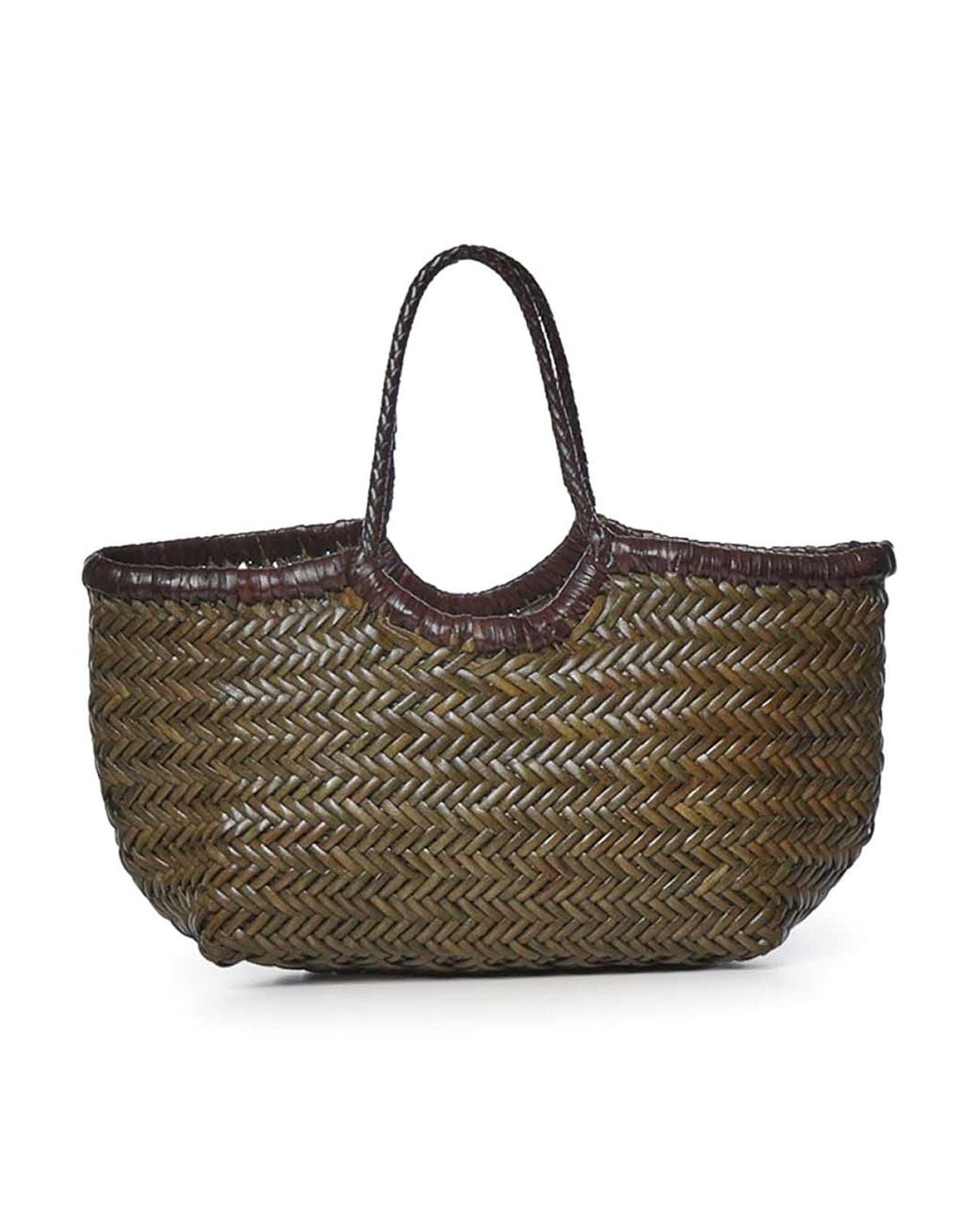 Dragon Diffusion Brown Small Nantucket Leather Bag