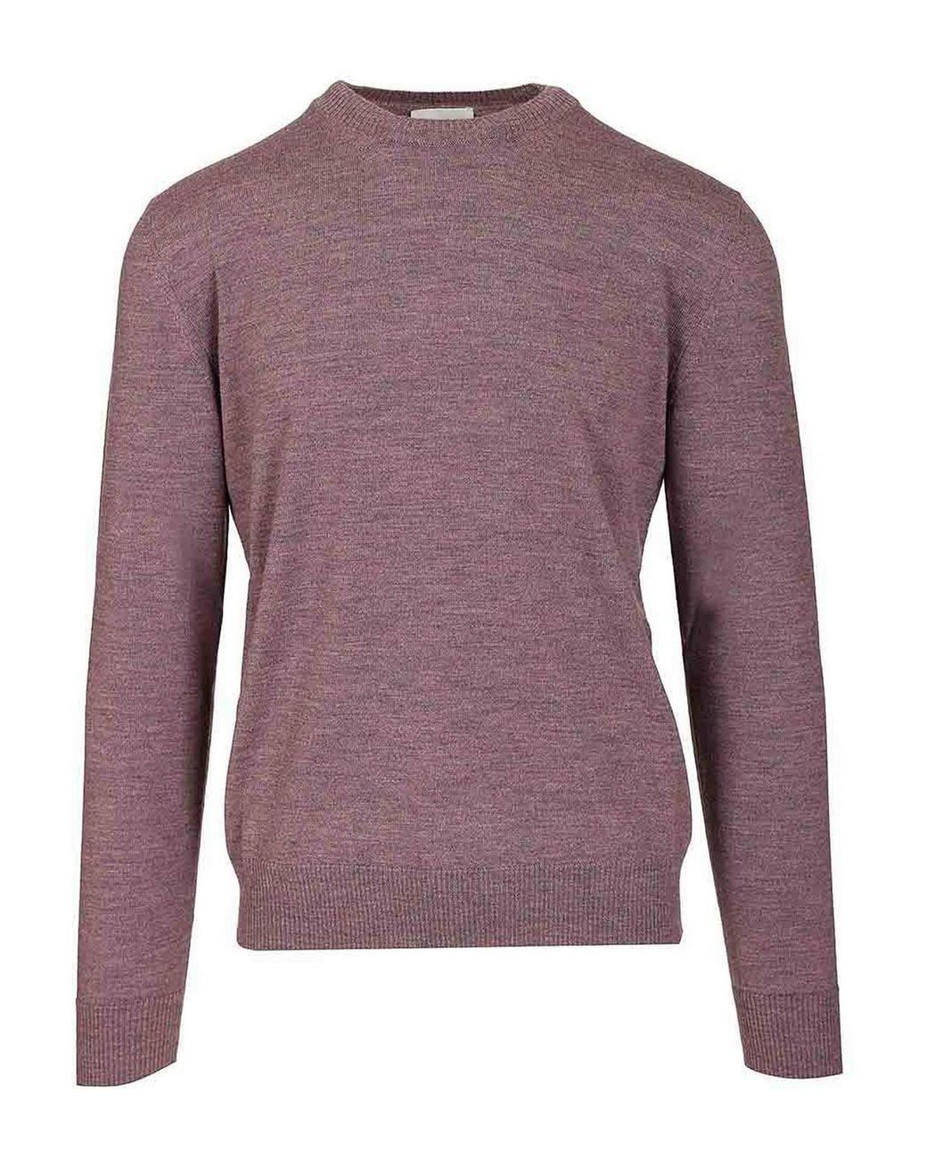 Ballantyne Purple Crew Neck Sweater for men