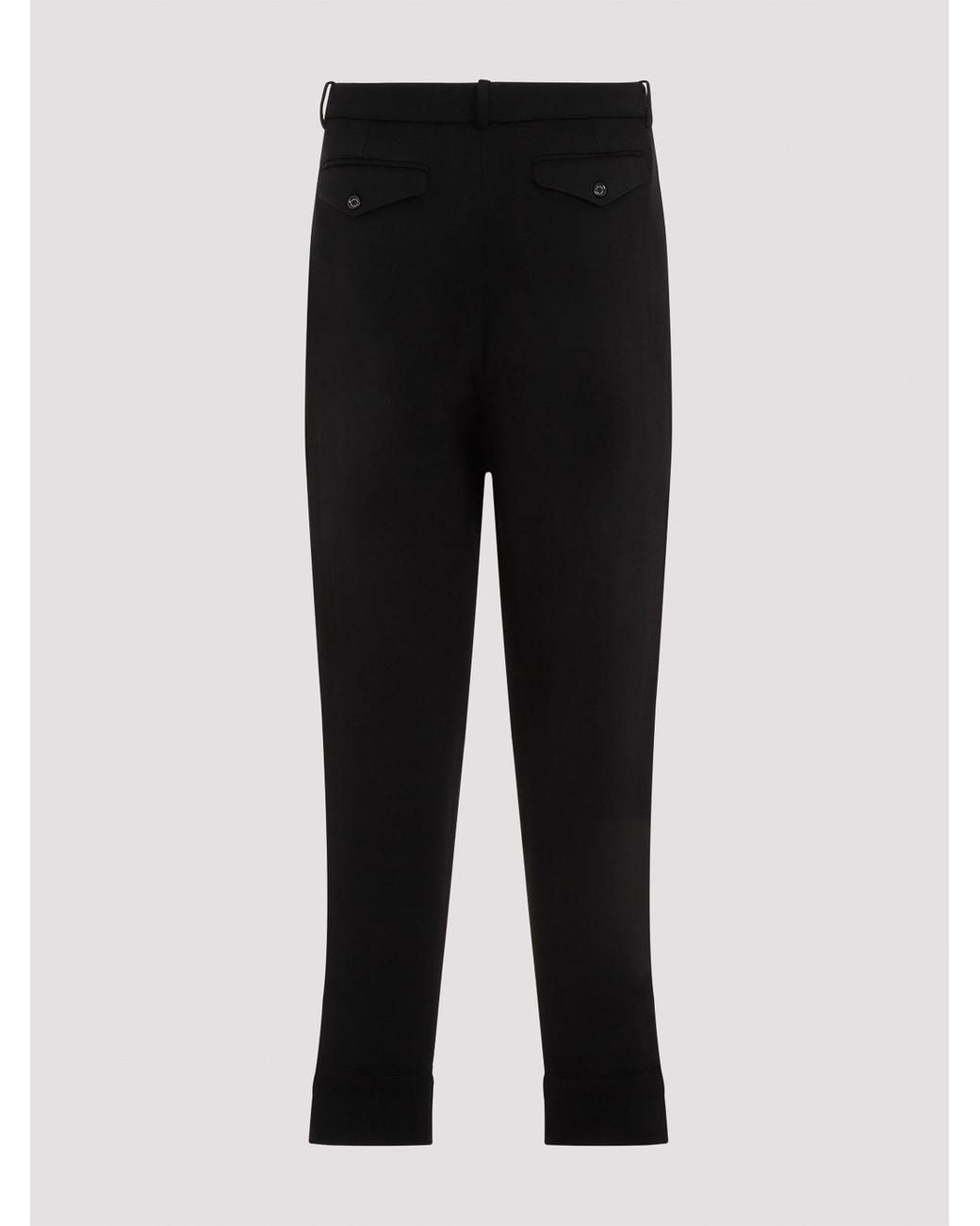 Ralph Lauren Black Pintuck Jogger Pants for men