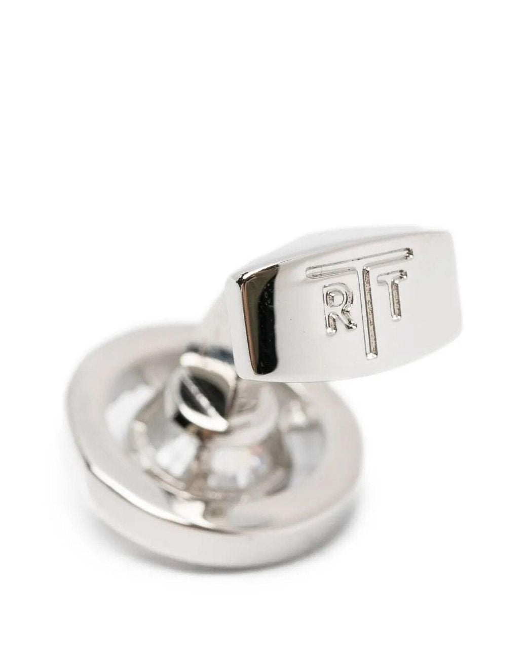 Tateossian White Halo Round Cz Cufflinks for men