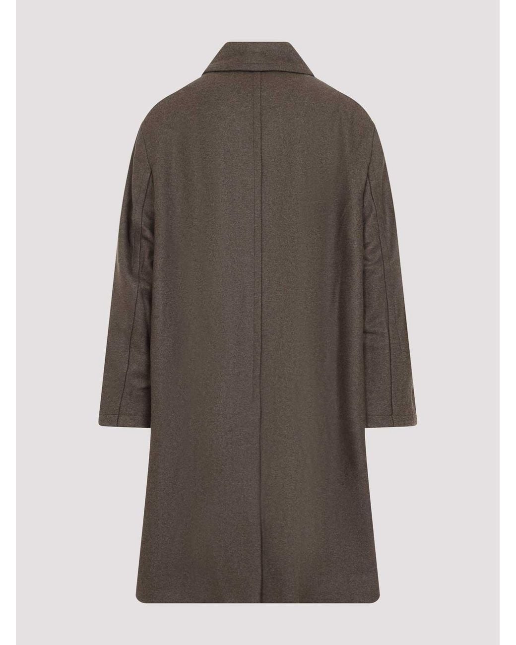Studio Nicholson Brown Ady Overcoat for men