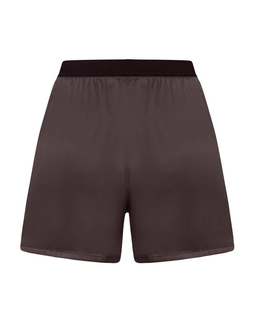 Tom Ford Purple Silk Satin Shorts