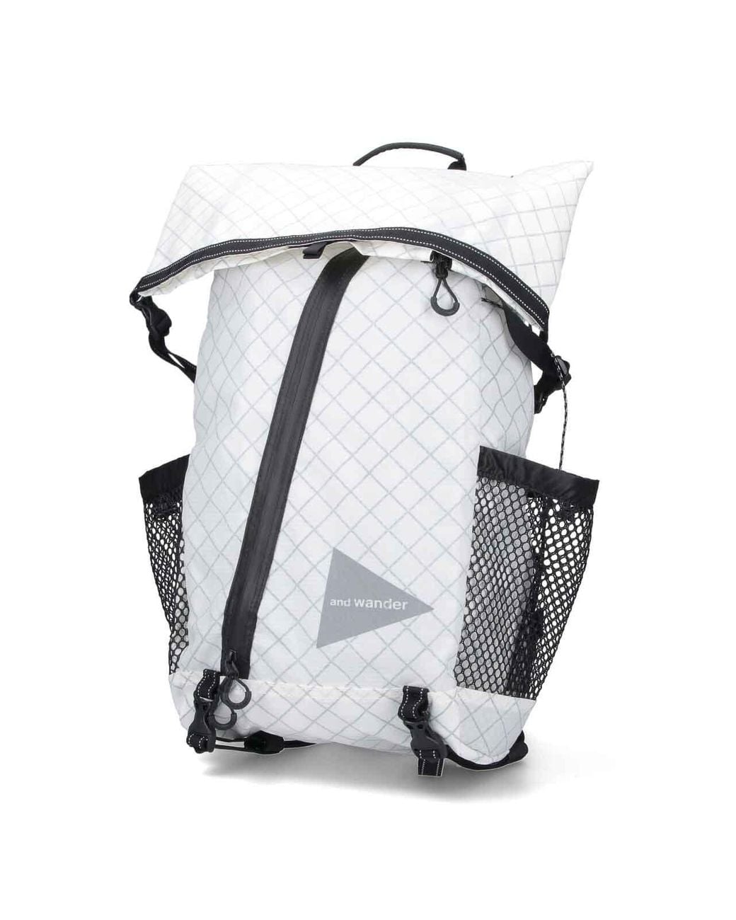 And Wander Black Backpack for men