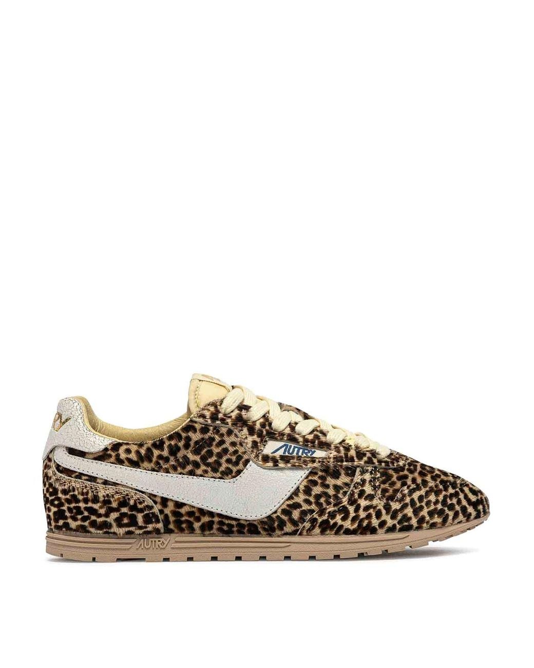 Autry Brown Windspin Suede Sneakers