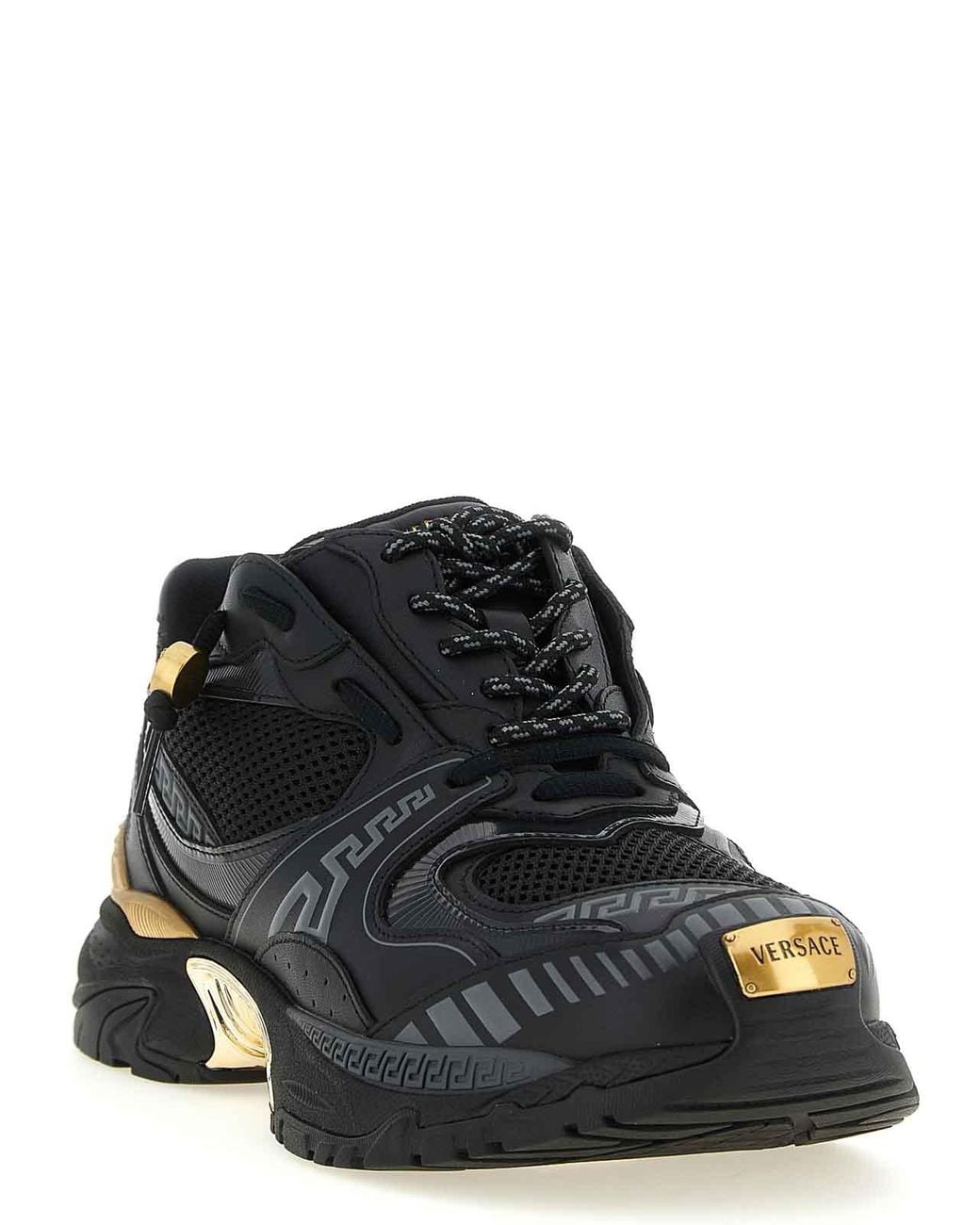 Baskets Versace pour homme en coloris Black