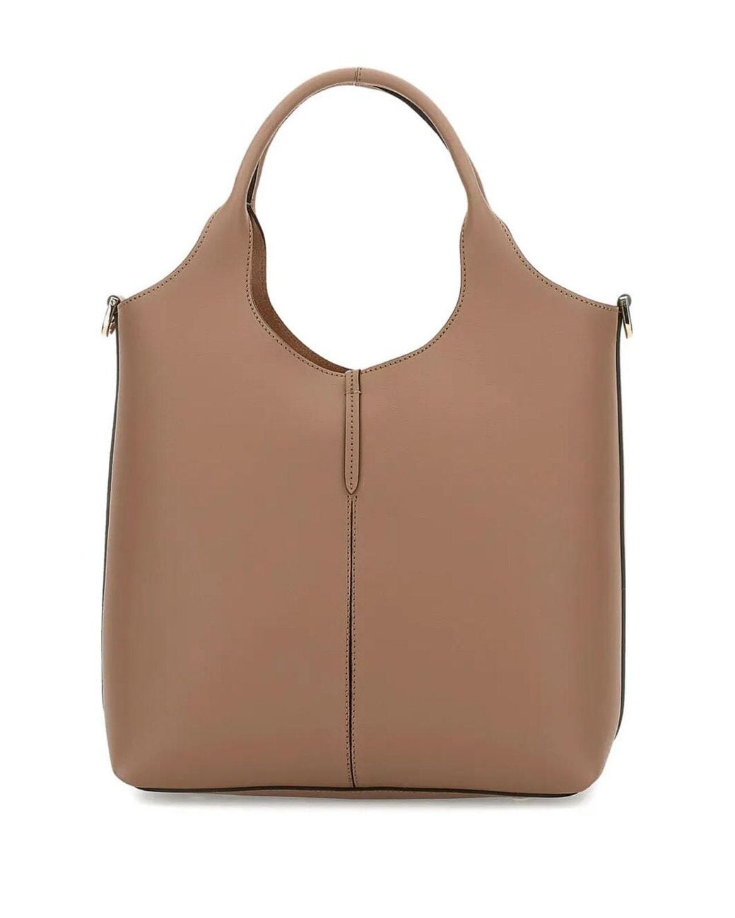 Tod's Brown Leather Small Tote Bag