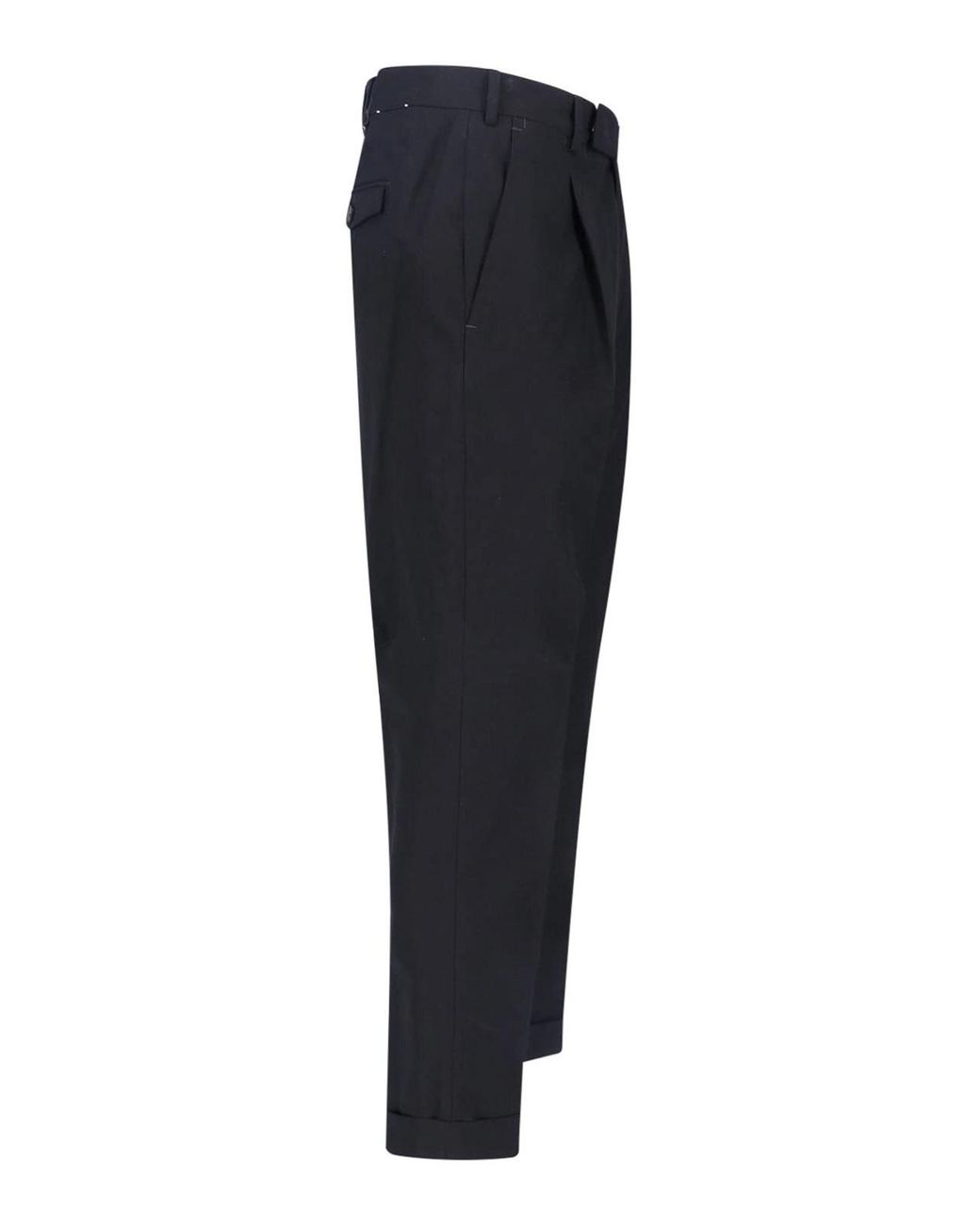 PT Torino Blue Tailored Trousers for men