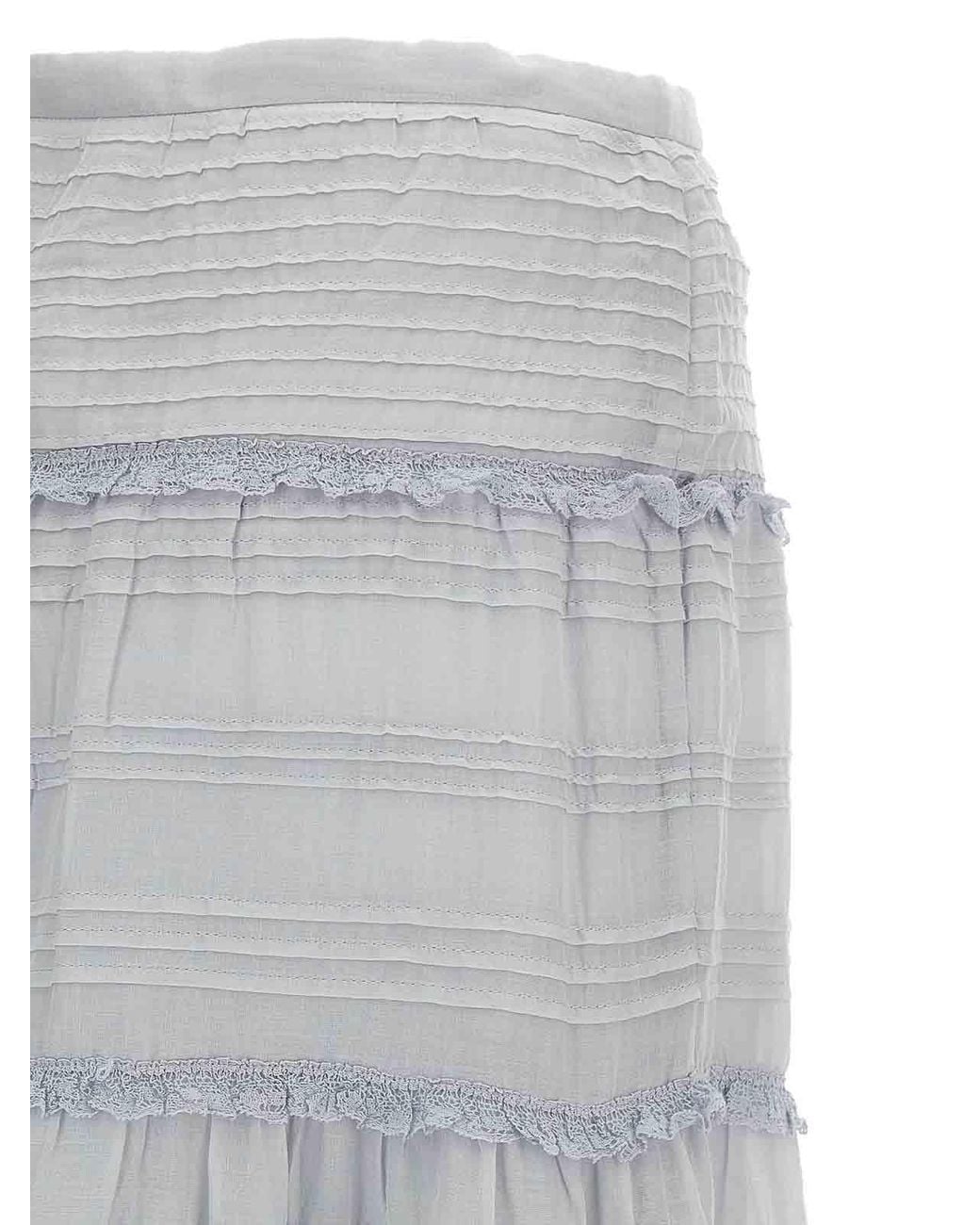 Isabel Marant Gray Marant Etoile 'Paoline' Long Skirt