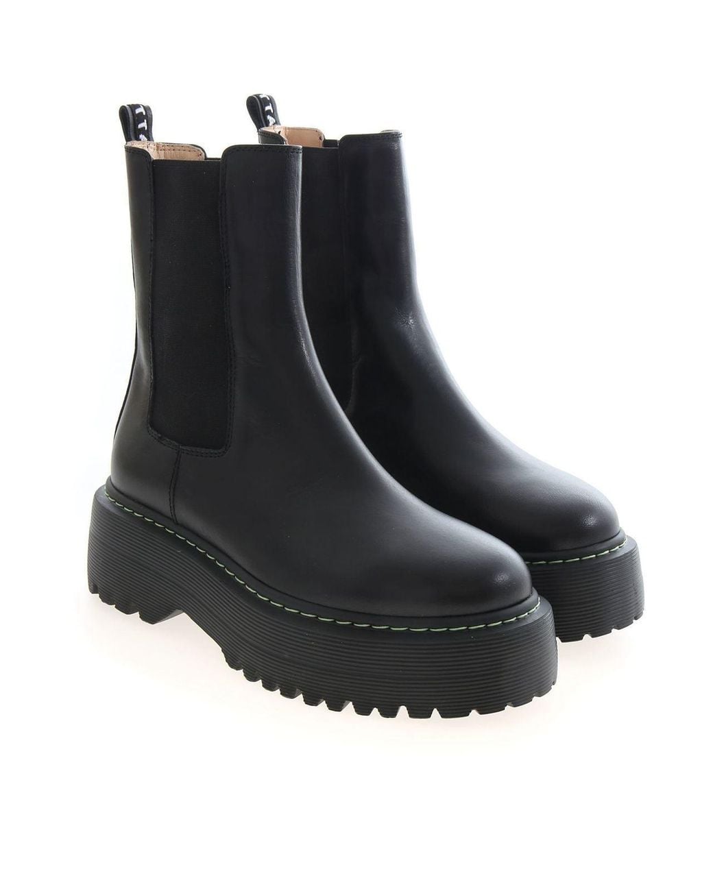 Vivetta Black Platform Chelsea Boots