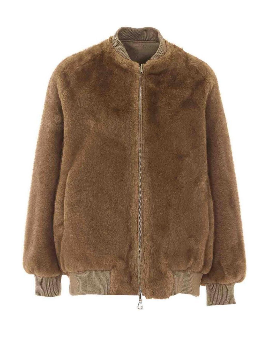 VALENTINI 1972 Natural Reversible Bomber Jacket