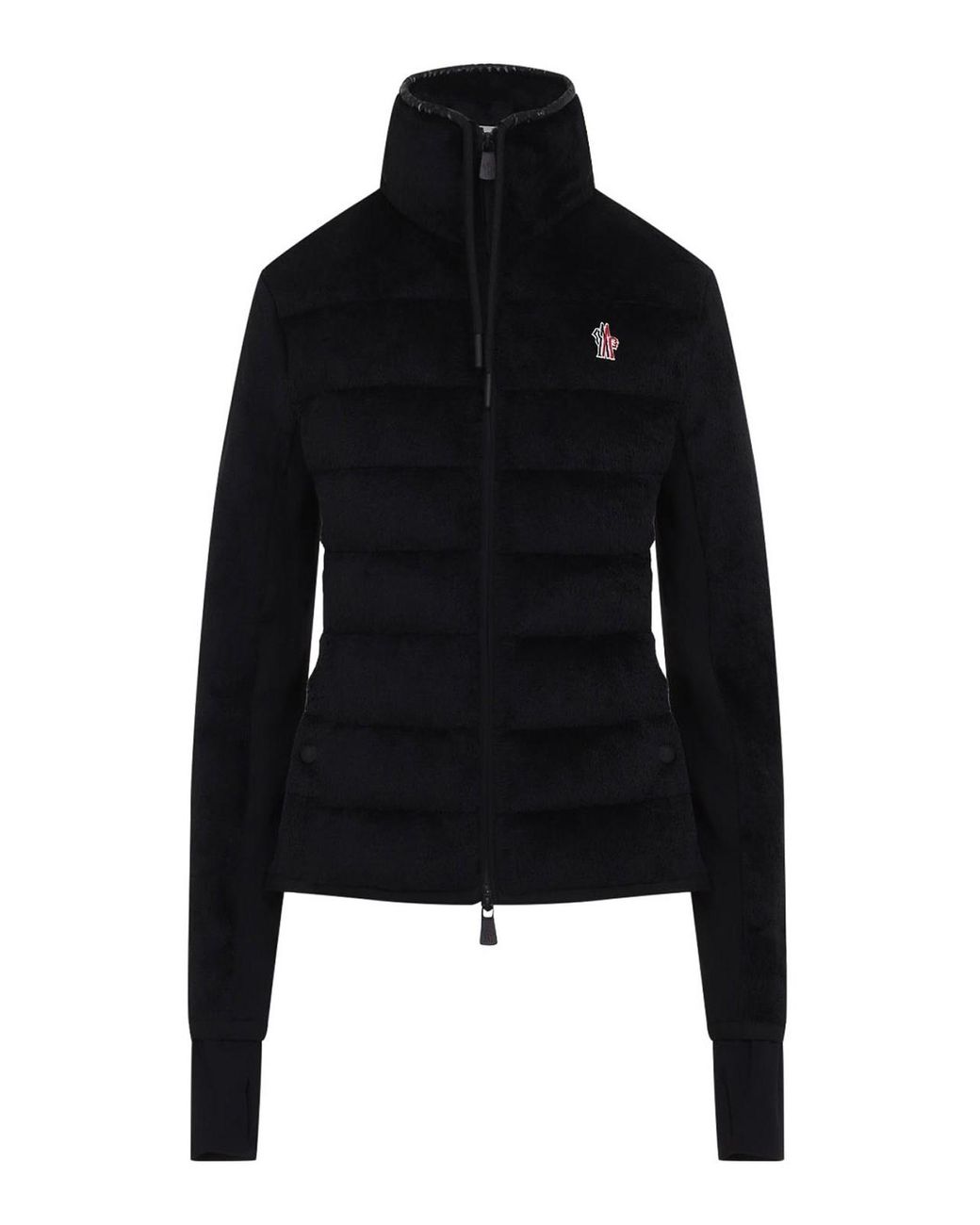Moncler Black Grenoble Zip Up Cardigan
