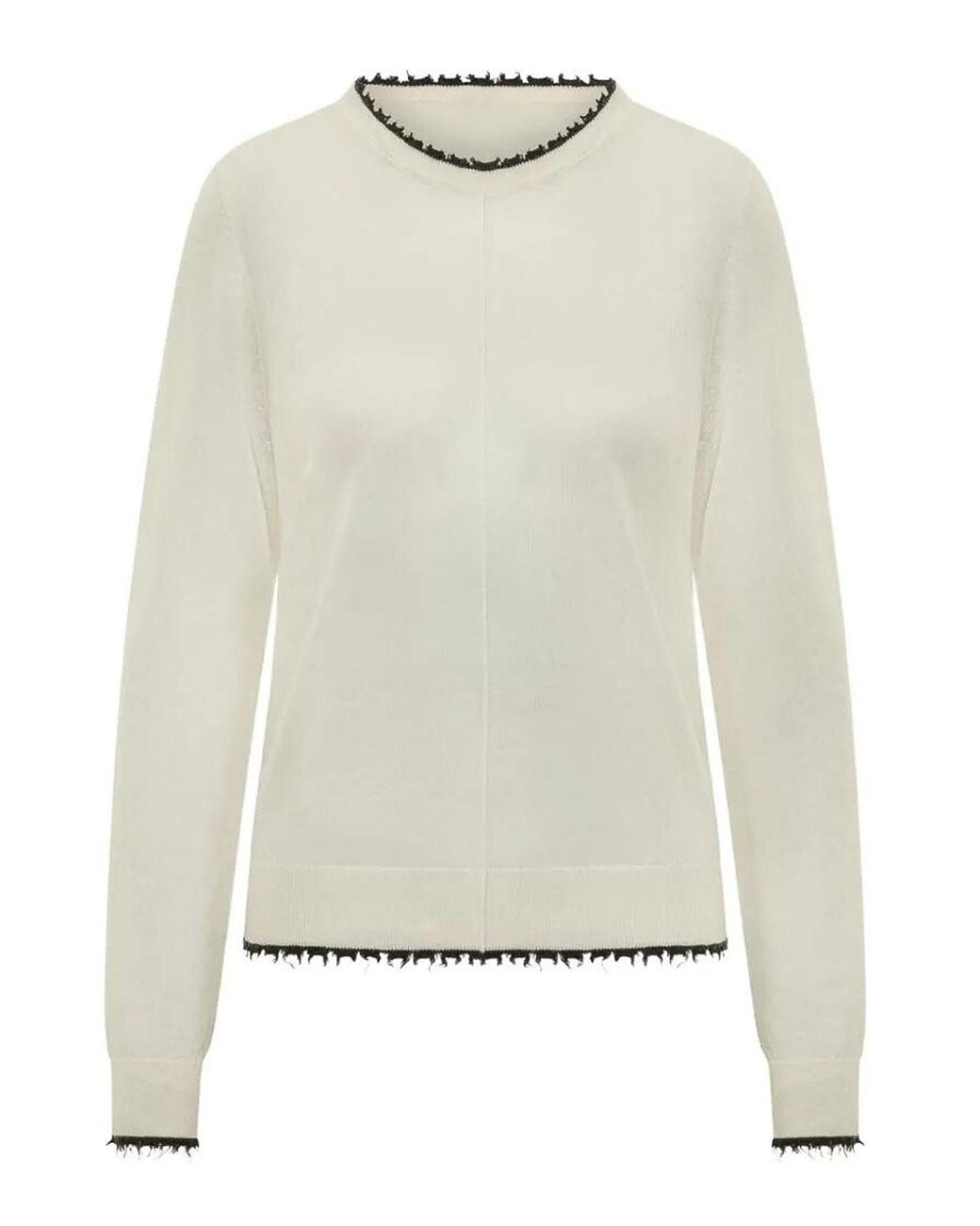 Pinko White Pamplona Sweater