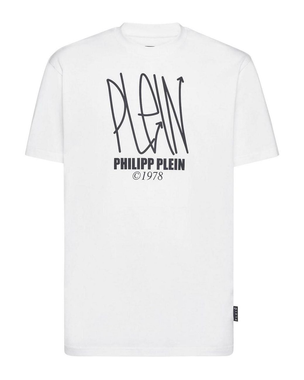 Philipp Plein White T-Shirt Round Neck Ss Skull for men