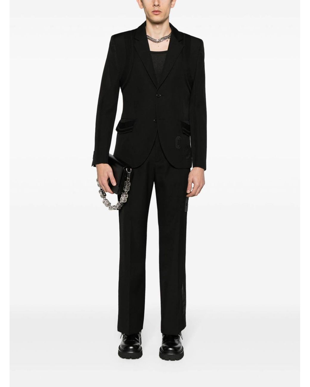 Off-White c/o Virgil Abloh Black Single-Breasted Blazer for men