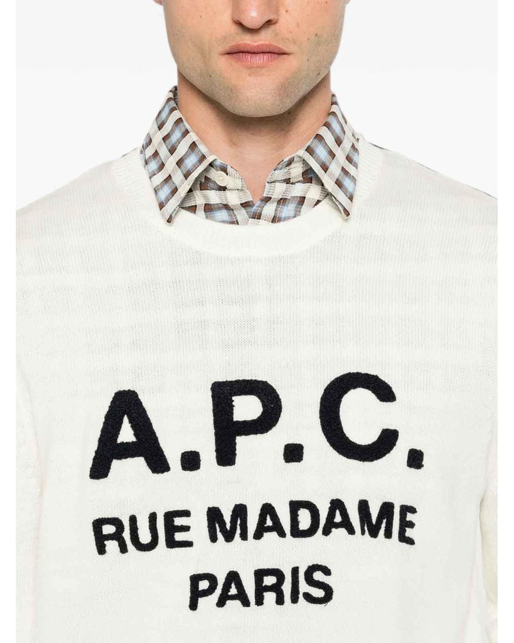 A.P.C. Natural Sweater for men