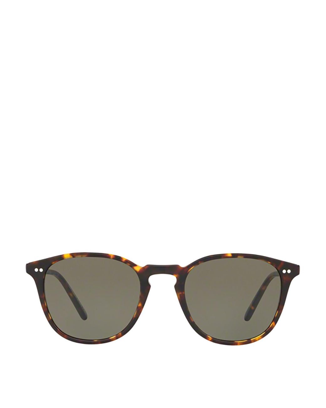 Oliver Peoples Metallic Forman L.A Tortoiseshell Sunglasses