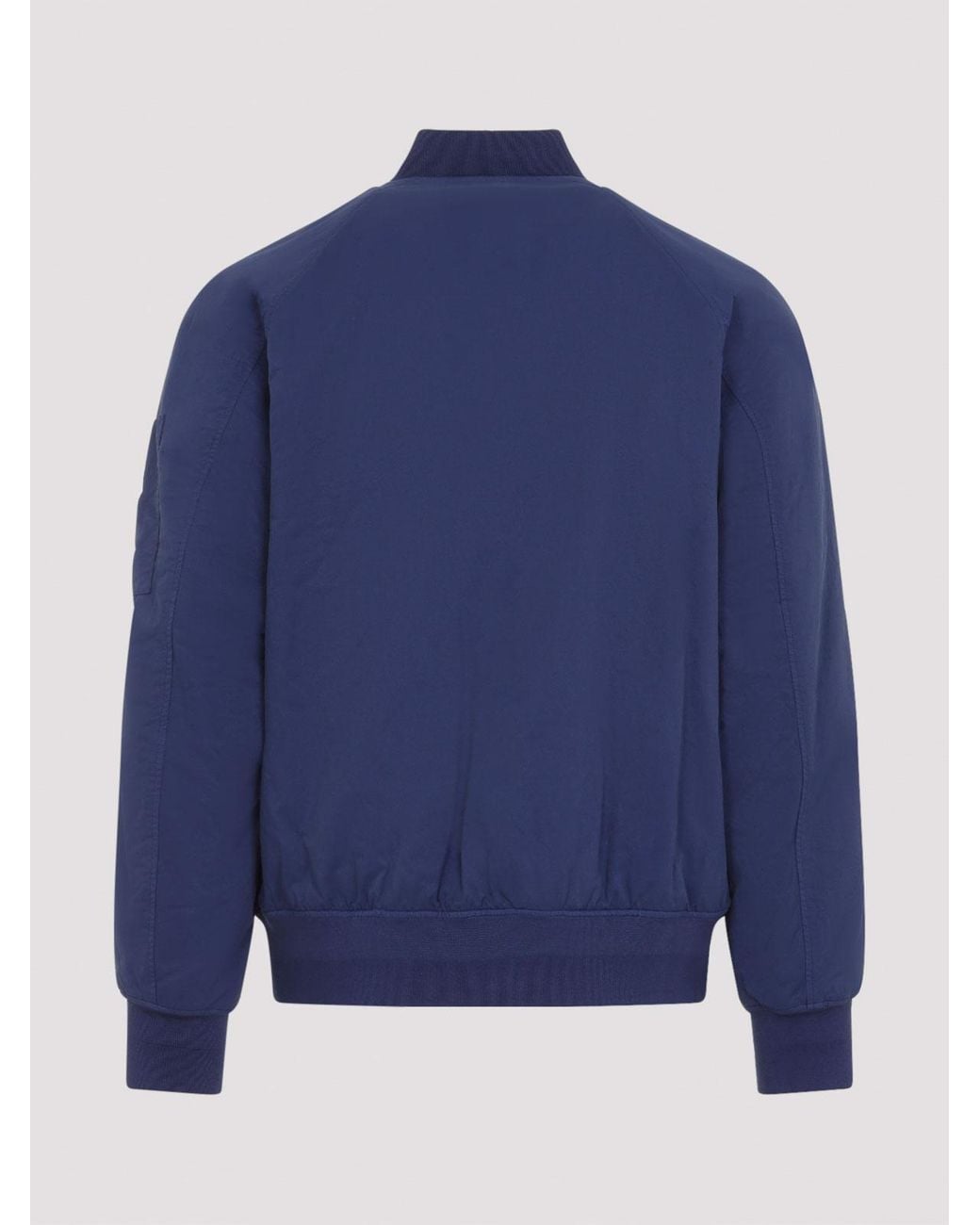 C P Company Blue Cp Company T-Flatt Padded Bomber Jacket for men