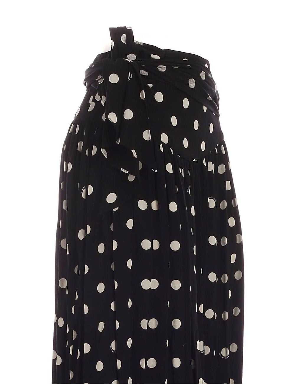 Marc Jacobs Black Skirt With Polka Dots