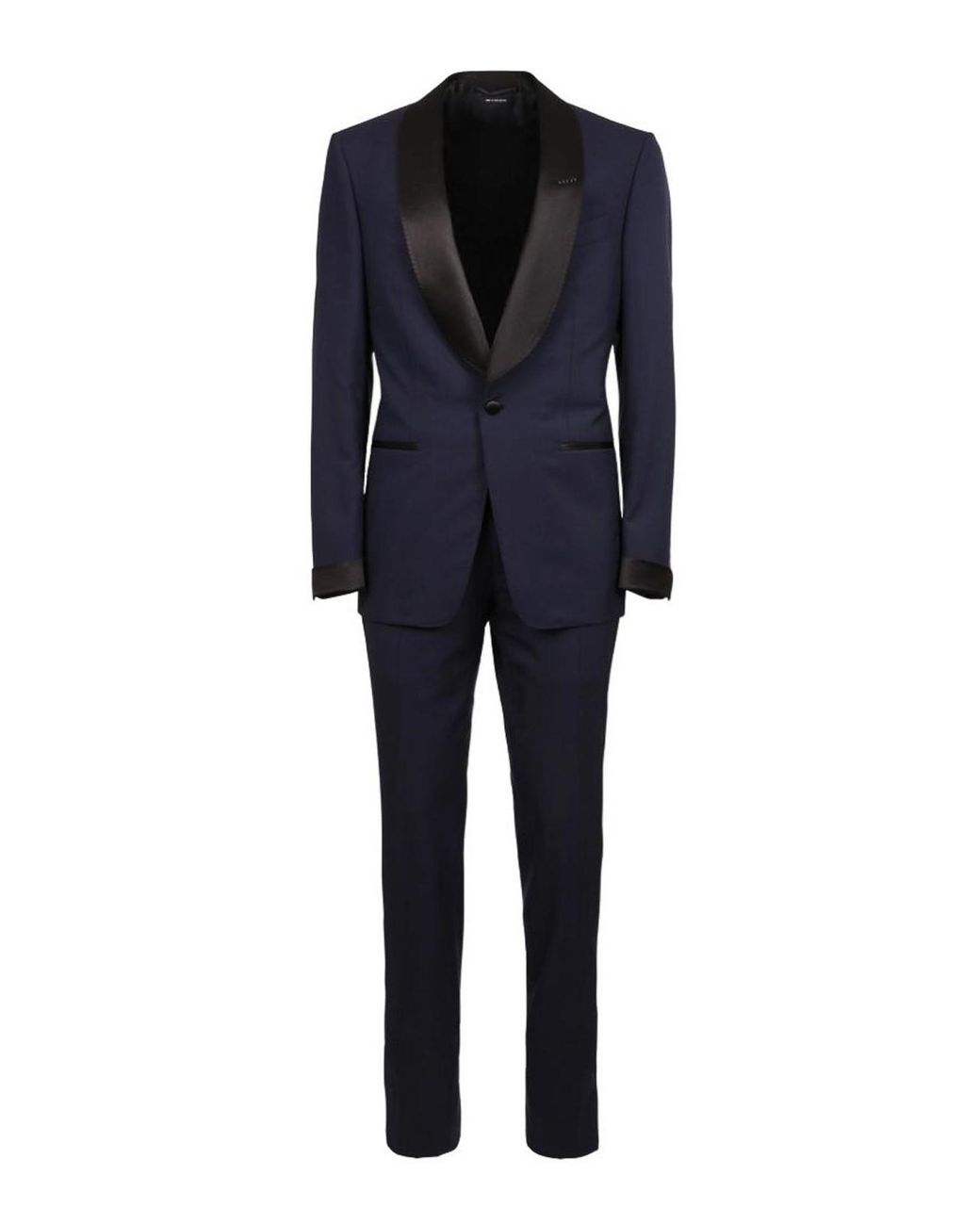 Tom Ford Blue Breasted Wool Tuxedo Suit for men