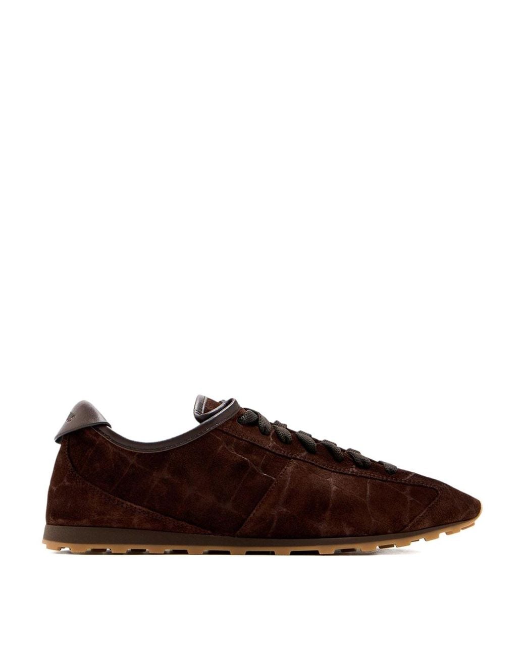 Jacquemus Brown Les Tennis Leather Sneakers for men