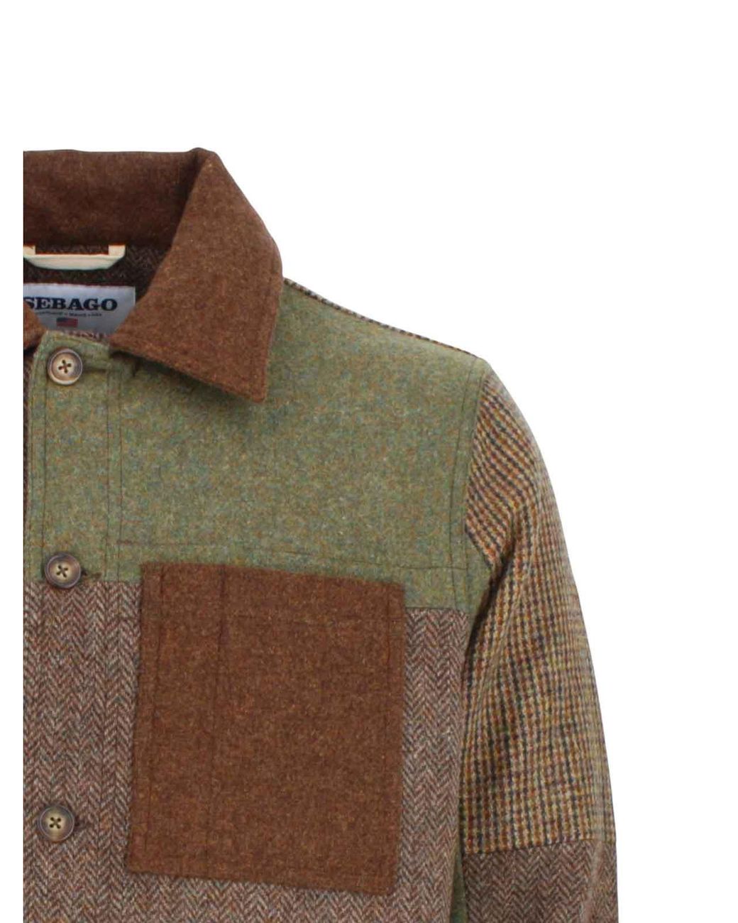 Sebago Brown Casual Jacket for men