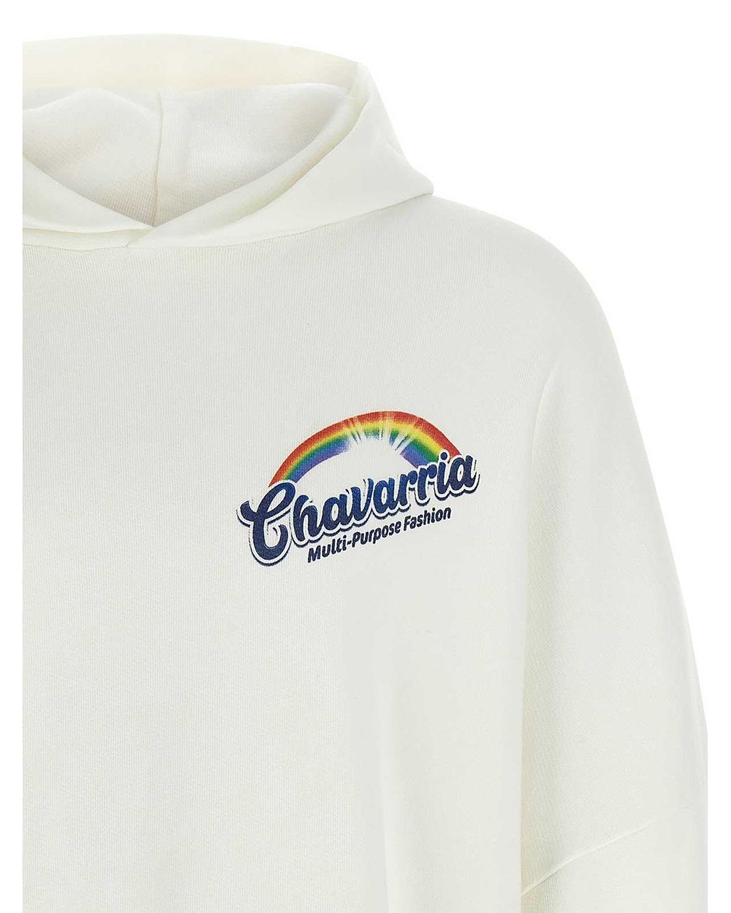 Willy Chavarria White Clean & Fresh Willy Hooligan Hoodie for men