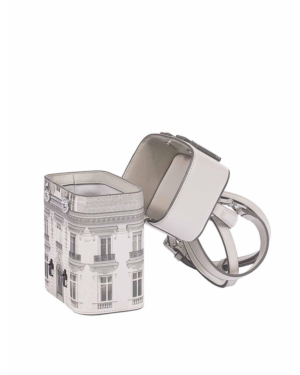 Karl Lagerfeld White Rsg Maison Crossbody Bag