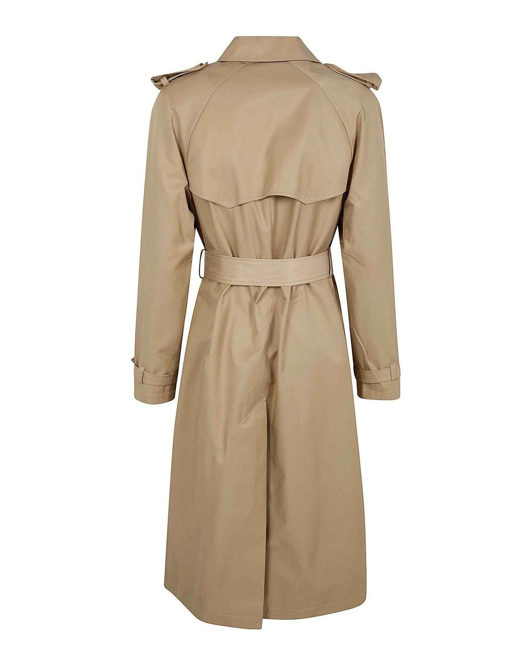 Ralph Lauren Natural Belted Double Breasted W Ns44 Lined Coat