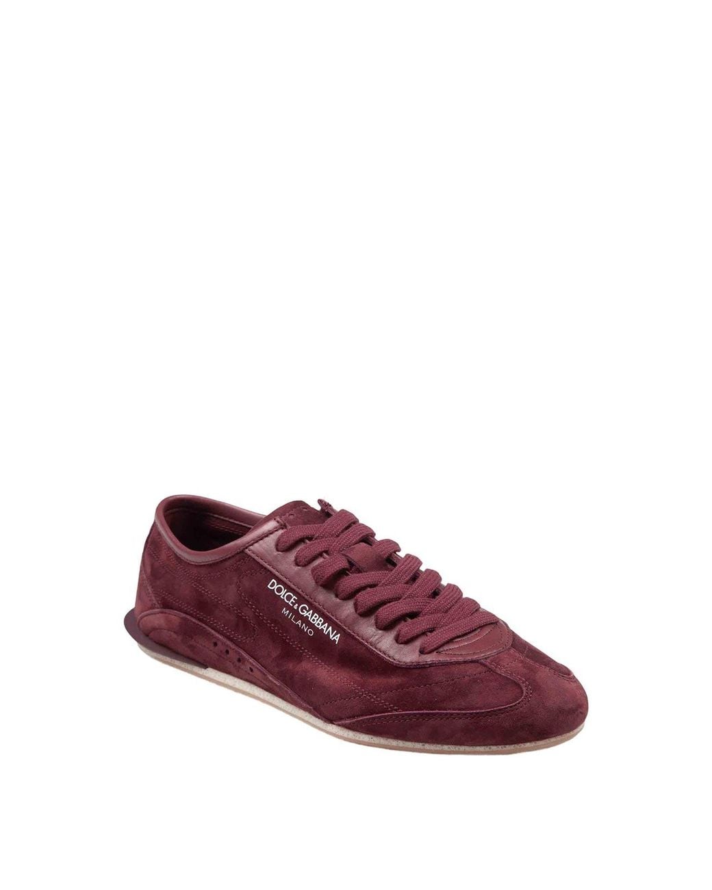 Dolce & Gabbana Purple Dolce & Gabbana Gimondi Plus Leather Sneakers