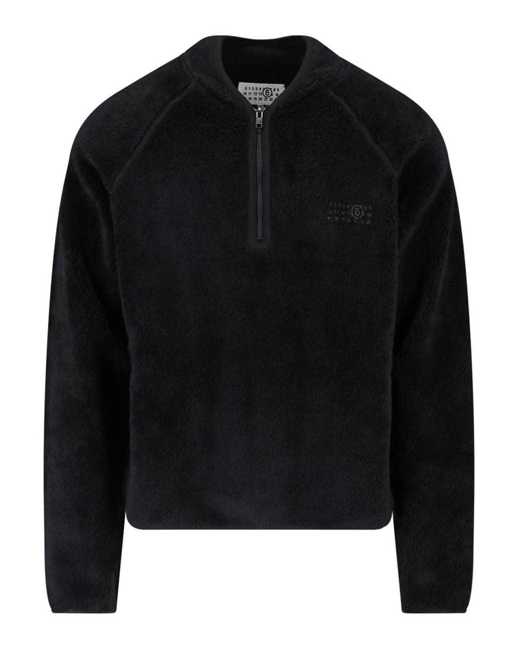 MM6 by Maison Margiela Black Logo Sweatshirt for men