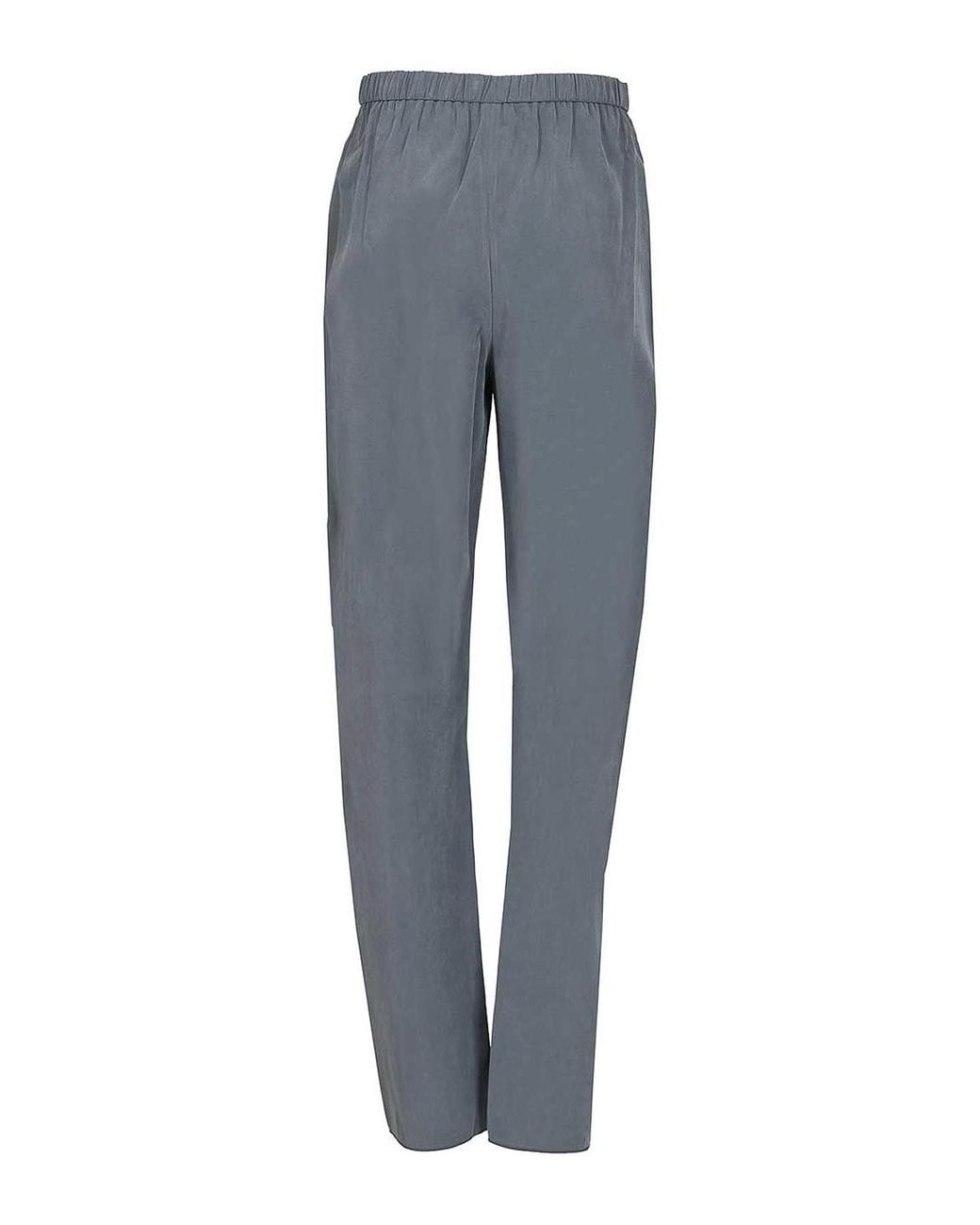 Emporio Armani Blue Trousers With Elasticated Waist