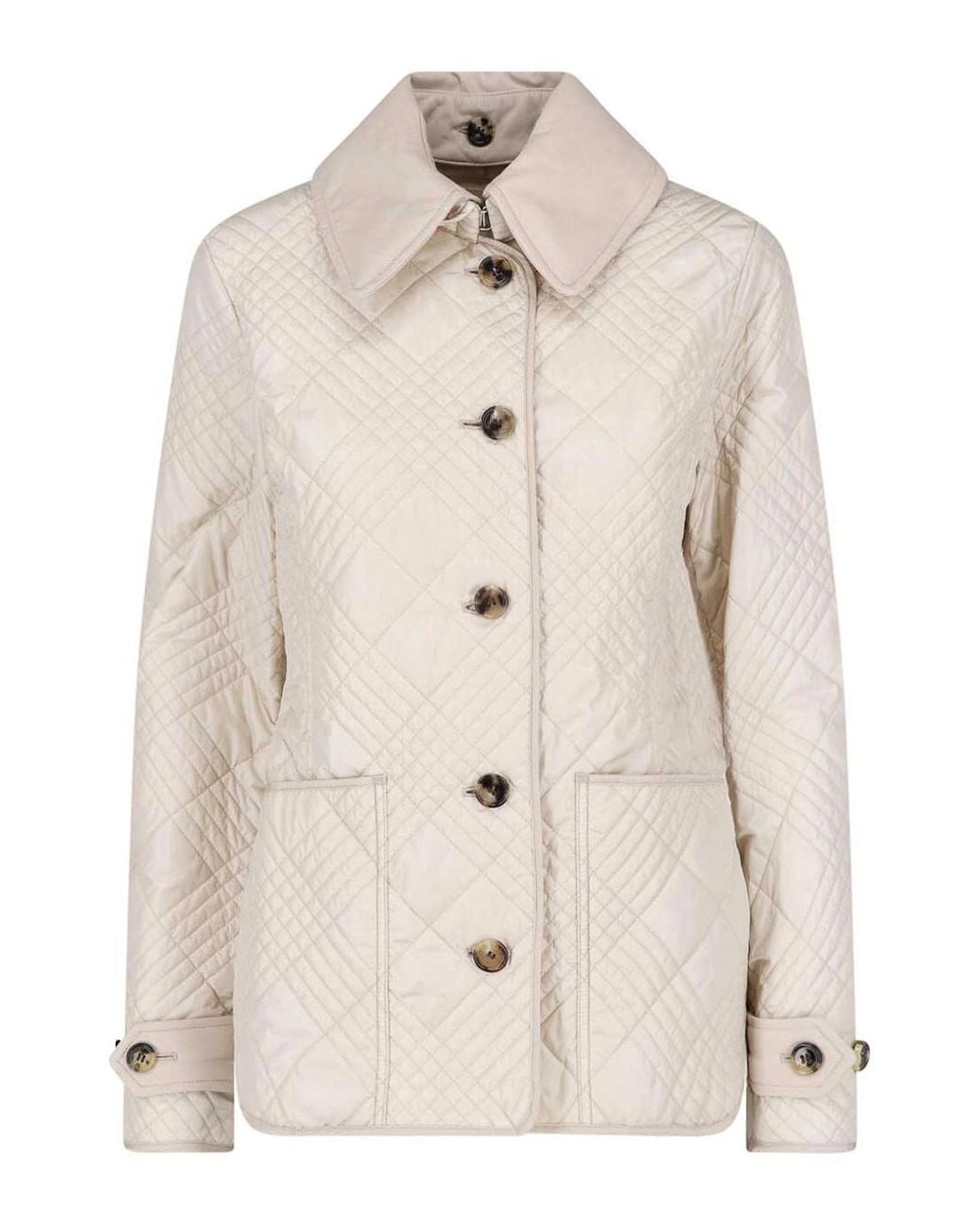 Burberry Natural Quilted Jacket