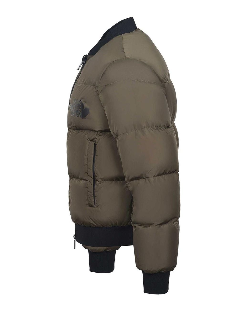 DSquared² Green Jacket Made Of Nylon for men