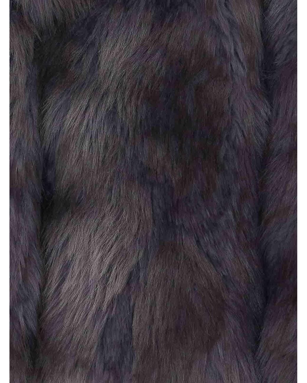S.w.o.r.d 6.6.44 Gray Faux Fur Jacket
