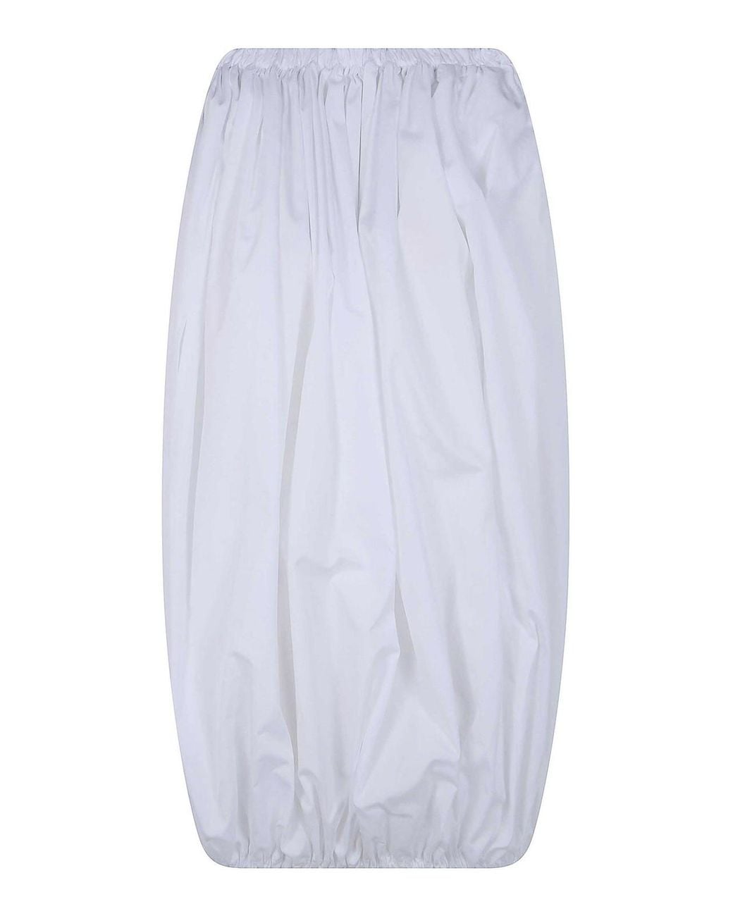 Comme des Garçons White Mini Baloon Dress