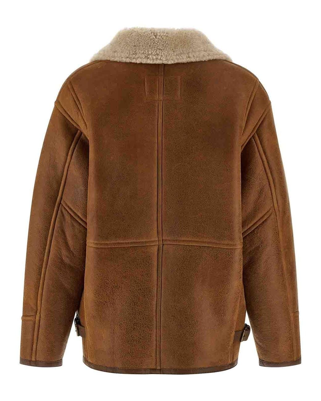 Isabel Marant Brown Adelina Sheepskin Jacket